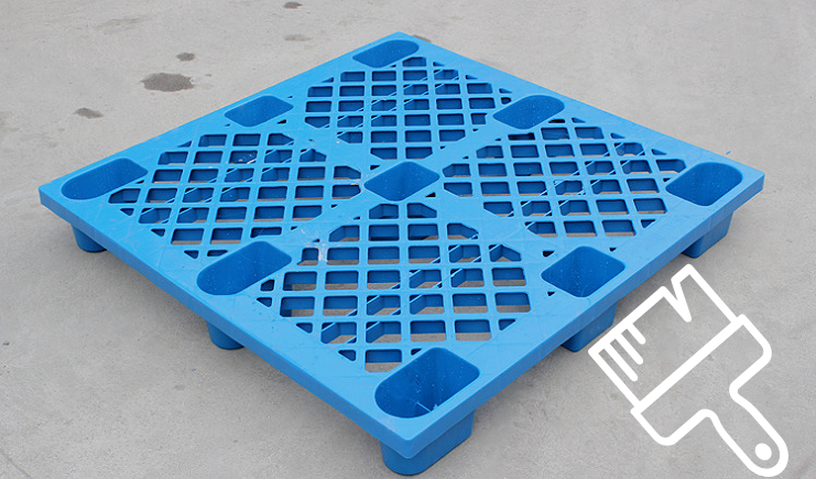 九腳塑料托盤要運輸干凈的產品怎么洗？